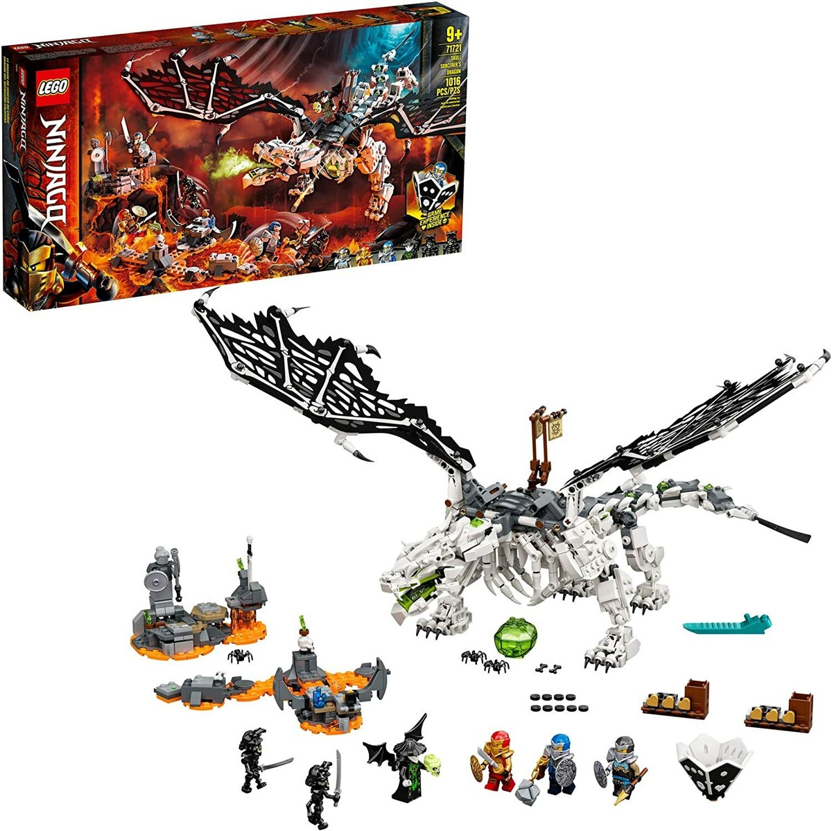 LEGO NINJAGO: Skull Sorcerer's Dragon (71721) for sale online | eBay