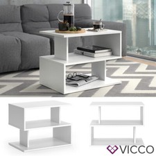 Tavolino da salotto tavolino da divano tavolino basso Shelby bianco Vicco