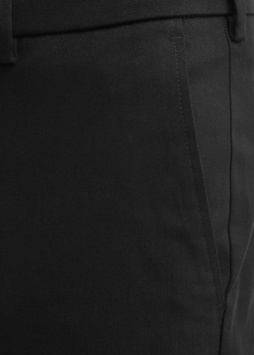 Pantalón George Para Hombre y Grande Premium Calce Regular Negro Caqui, Talla 48x30 - Imagen 3 de 4