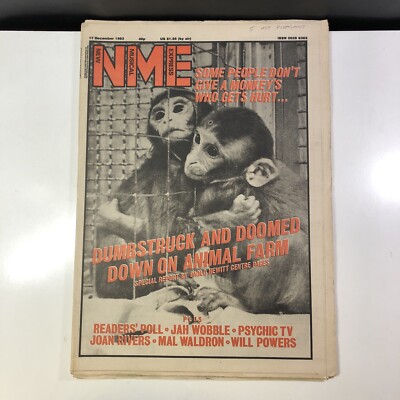 New Musical Express [NME] - 17 December 1983, Animal Liberation 