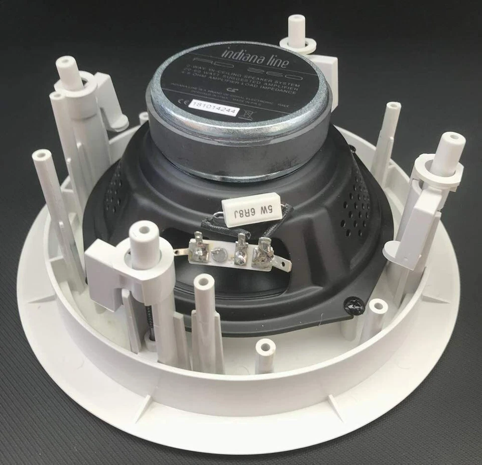 INDIANA LINE RD260 COPPIA DIFFUSORI AD INSTALLAZIONE CONCENTRICA A 2 VIE BIANC0 - Immagine 4 di 4