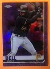 2019 TOPPS CHROME PURPLE JOSH BELL PIRATES #162 281/299 