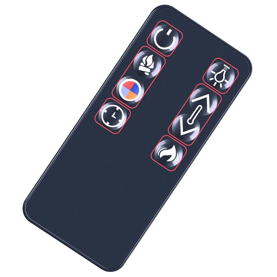 Replacement Remote Control For Real Flame Vivid Flame Electric Fireplace Firebox - Image 4 of 4