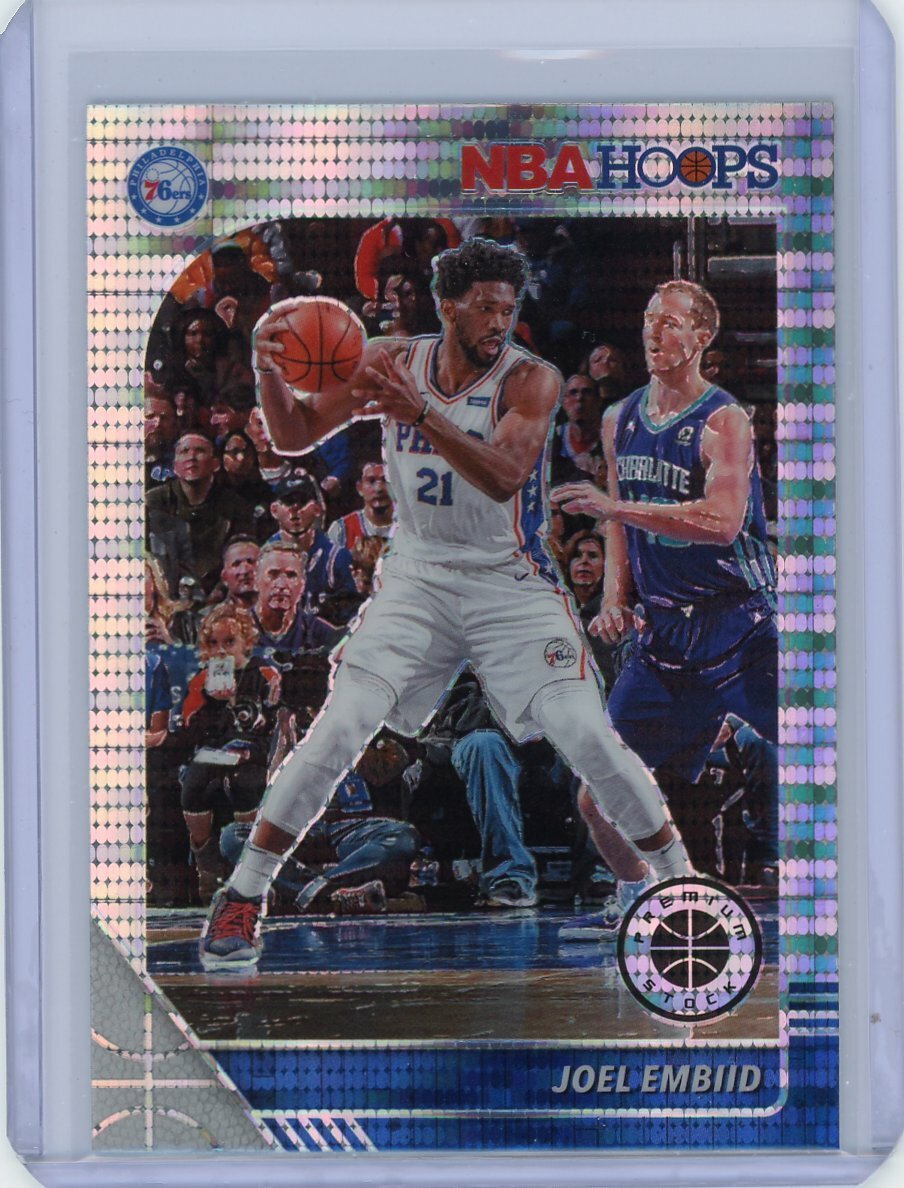 2019 PANINI HOOPS PREMIUM STOCK PULSAR PRIZM JOEL EMBIID #145 766ERS 