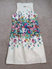 Maeve Dress Women's 10 Sheath Floral Sleeveless Round Neck Cocktail Tea Party