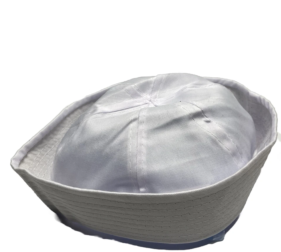 SALOR Sombrero Blanco Popeye Uniforme Adulto Gorra Halloween Disfraz Naval EE. UU. Dressup Foto 4 de 4