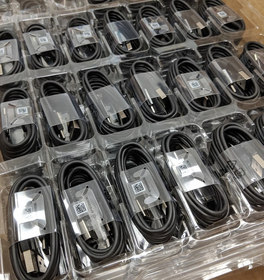 OEM Black Samsung Fast Charge USB Type-C Cable for Galaxy S8 S9 Nexus LG Note  - Image 3 of 3