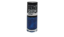 Maybelline New York Color Show Nail Lacquer Metallics-100 Navy Narcissist - NEW