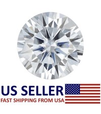 4.00 Ct Round Cut White D Color VVS1 Round Cut Loose Moissanite Stone 10mm