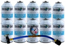 r1234YF, 1234YF Refrigerant Support,Auto AC,Arctc Air,w/ 1234YF Gauge (10 Pack)