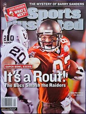 JOE JUREVICIUS TAMPA BAY BUCCANEERS SPORTS ILLUSTRATED MAGAZINE FEBRUARY 3, 2003
