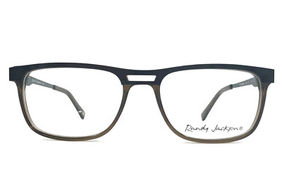 Randy Jackson Eyeglasses Frames ZYLOWARE 3057 300 Blue Brown Rectangle 54-18-140