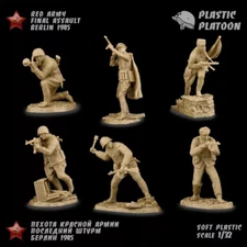 Plastic Platoon Red Army Berlin 1945 Scale 1:32