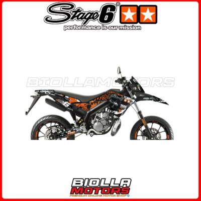 S6-059201/WH GRAFIK STAGE6 ORANGE/WEISS GILERA RCR EURO 4