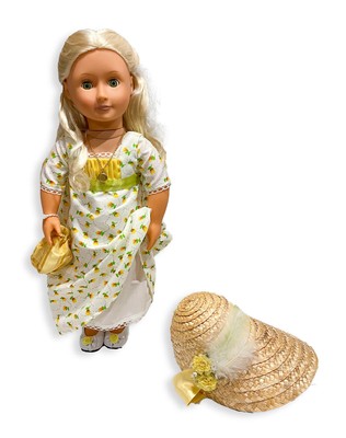 New, Custom 18'' Poseable Doll: Regency Girl Heroine Jane Austen's Emma, Battat