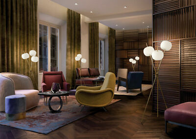 Design LED Stehleuchte KDLN Kushi Dimmbar Stehlampe Kundalini Design Lampe