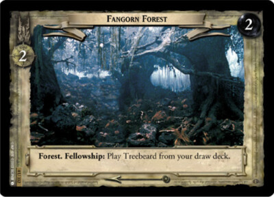1x  Fangorn Forest - 4U332 - Foil Near Mint The Two Towers
