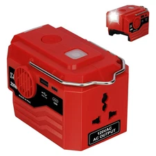 200W Power Inverter for Milwaukee 18V, DC 18V to AC 110V Battery Inverter