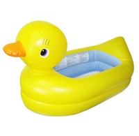 Baby Inflatable Duck Tub Huppy Kids Bath Play Childs Fun Boys & Girls Color Gift Baby Inflatable Duck Tub Huppy Kids Bath Play Childs Fun Boys & Girls Color Gift