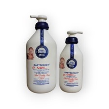 Gel de ducha Baby Secret Milk Aminoácidos 1000 ml y leche para bebés 400 ml