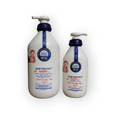Baby Secret Milk Amino Acids Shower Gel 1000ml & Baby Milk 400ml