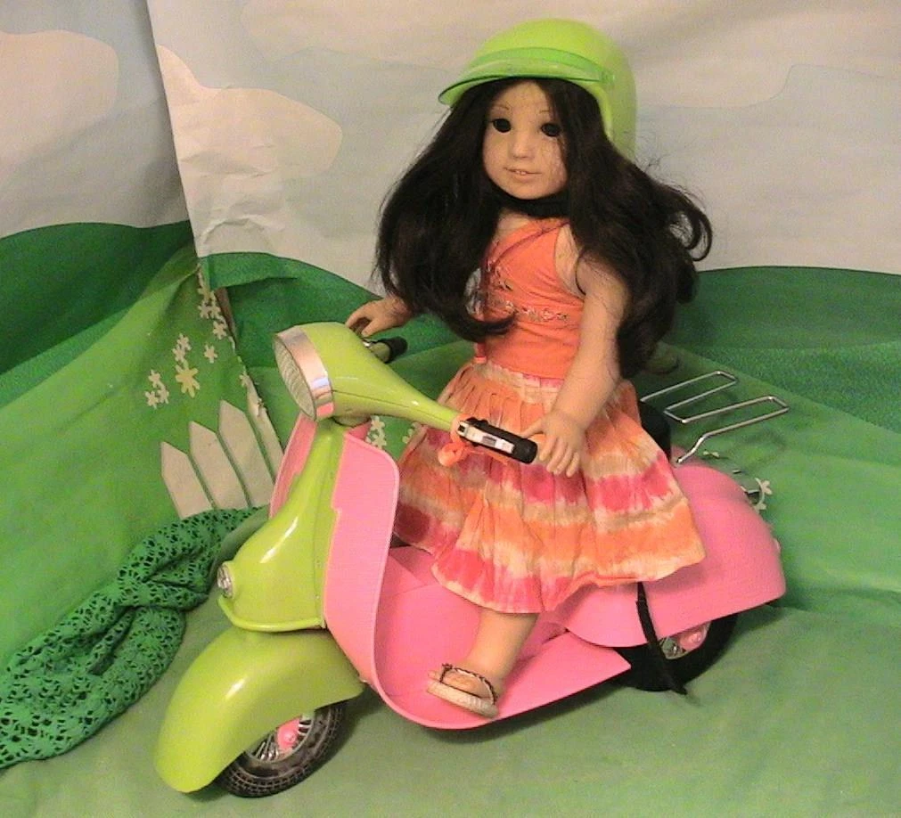 18 inch best sale doll scooter