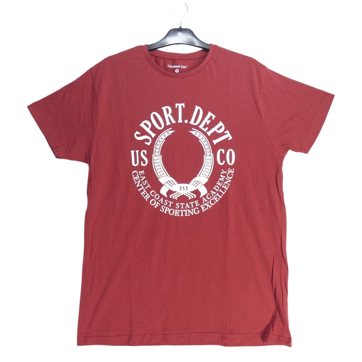 T-shirt : Achat occasion | Hauts & T-shirts homme Cedar Wood State Rouge Très bon état