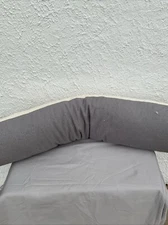 Threshold Decor Cushion Decor Pillow 12 X 48in Gray Removable Cover