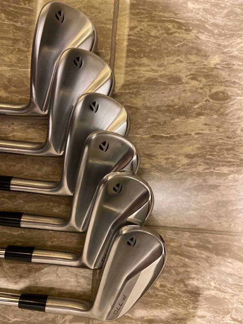 TaylorMade P770 Iron Set Tour Issue S200 Flex Elite White Grip