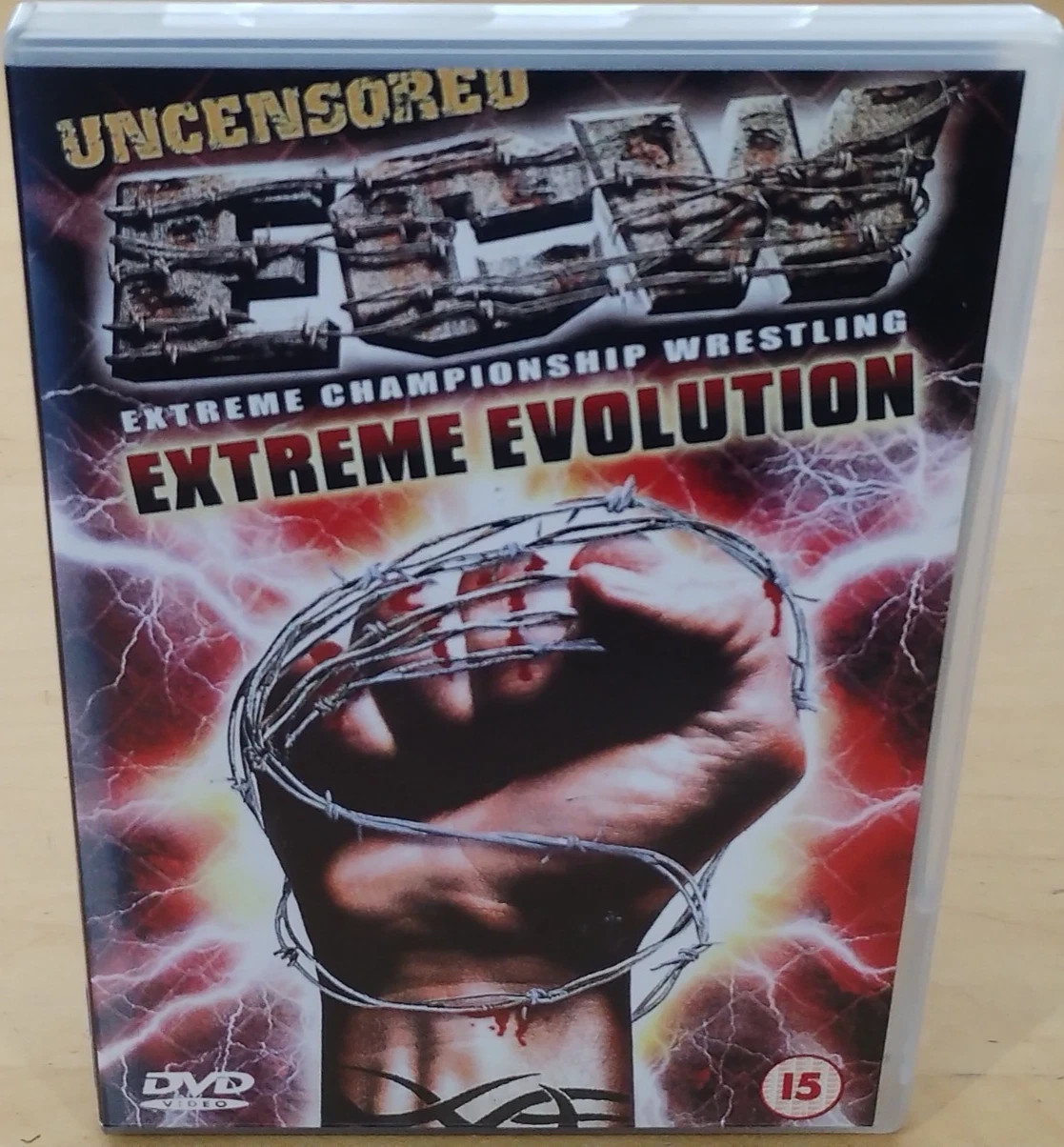 ECW - Extreme Evolution Uncensored DVD Region Free Wrestling