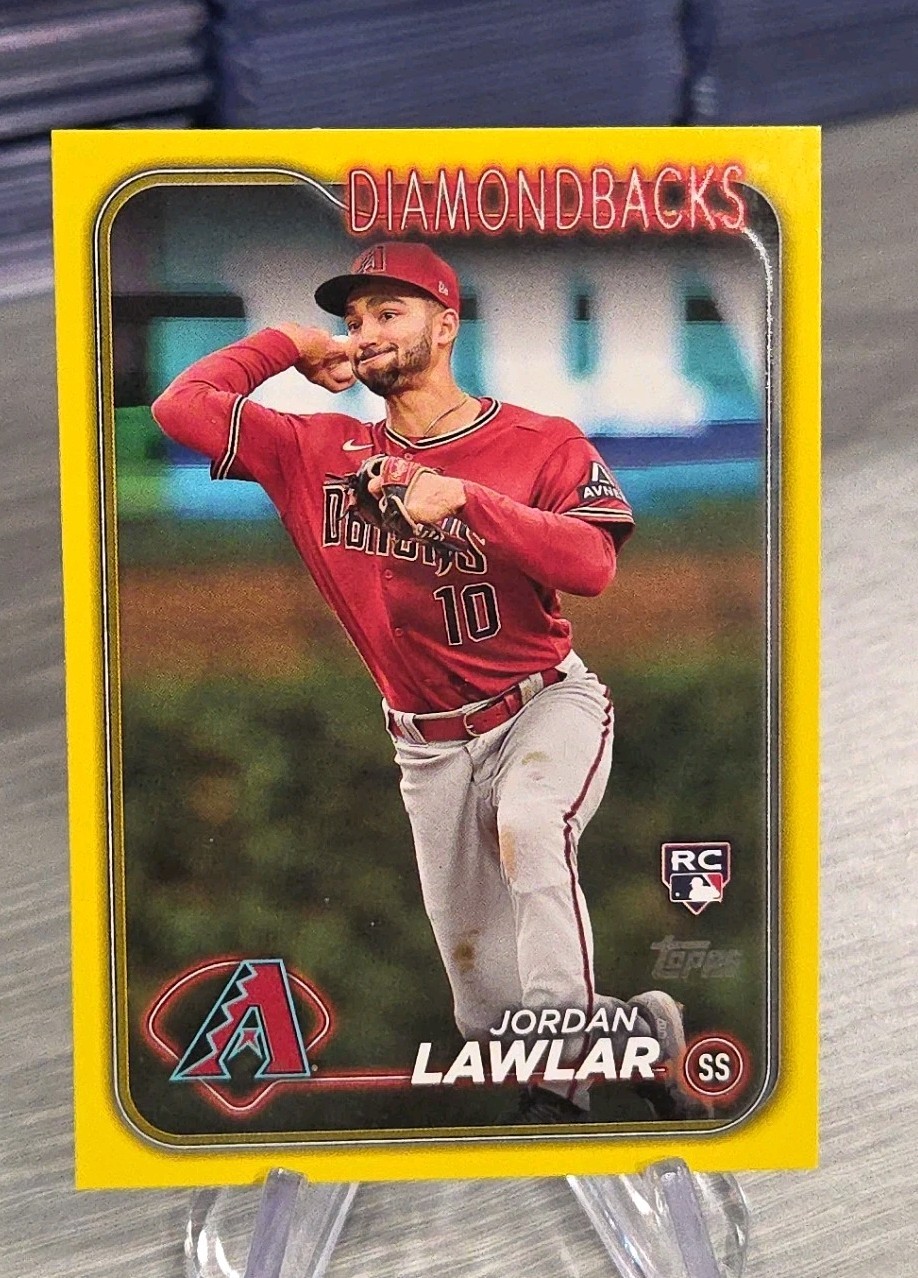 Jordan Lawlar 2024 Topps Series 2 Yellow Rookie #451 Arizona Diamondbacks RC 