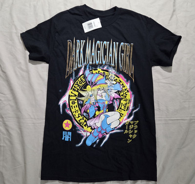 Mens Sz Small NWT Yugioh Dark Magician Girl Graphic T-Shirt BLK Ripple Junction