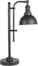 VONLUCE Rustic Desk Lamp Black Adjustable, Industrial Style Metal M, Bronze
