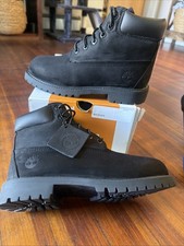 Timberland Youth 3 Medium Premium 6-Inch Waterproof Boot, Black BRAND NEW