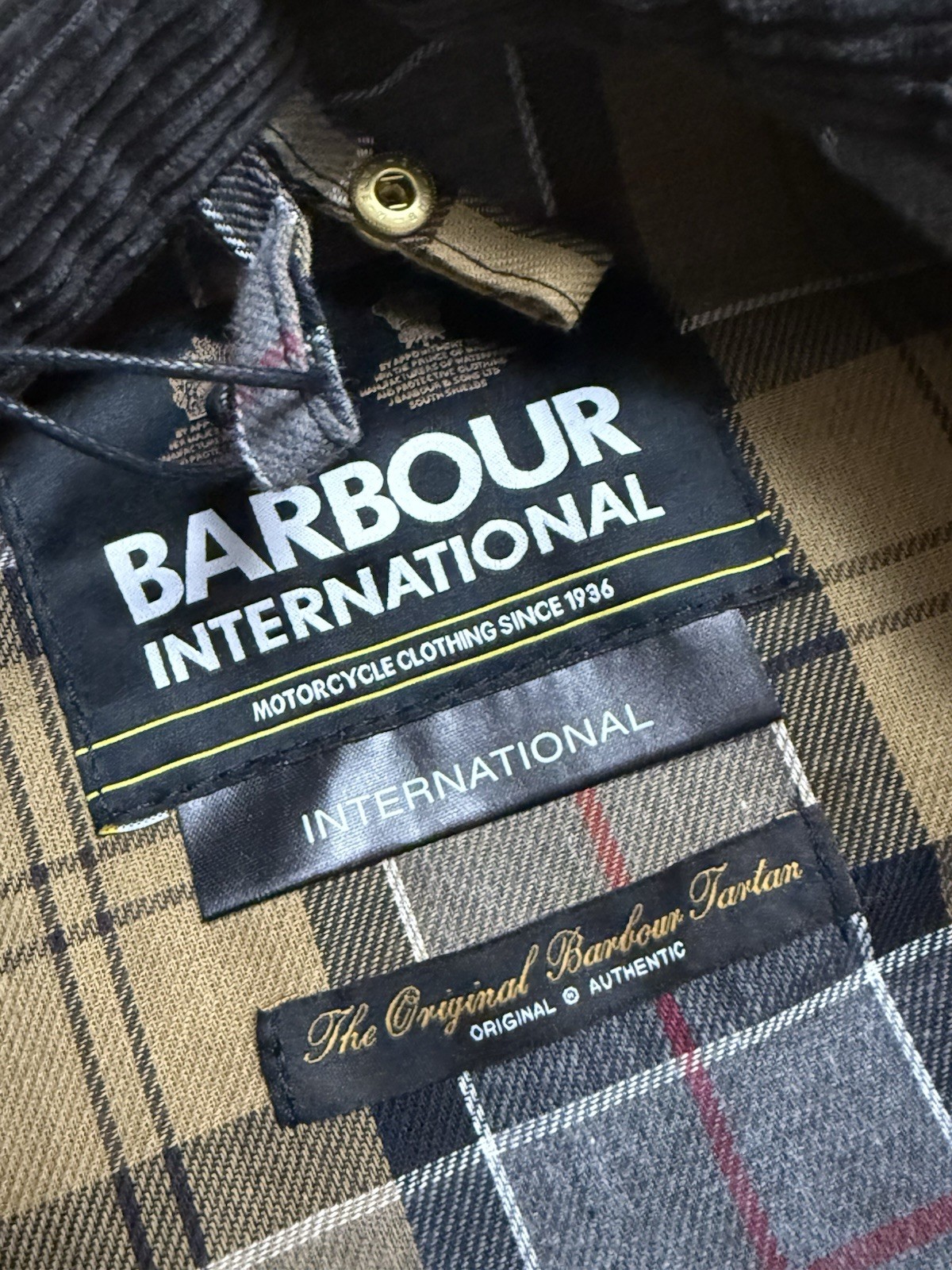 Barbour International Original Waxed Jacket/ Mens/ New / Medium  Genuine Rrp 299 image 8