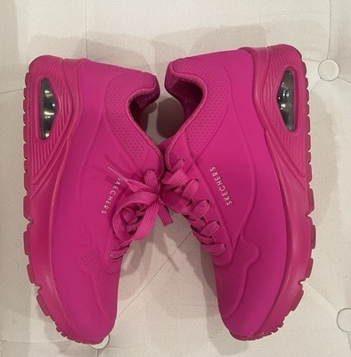 Skechers Women's Hot Pink Sneakers, Size:5 (no box)