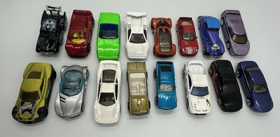 Hot Wheels Fantasy Car Lot Of 16 Diecast Cars-Phantom Racer Golden Arrow Custom