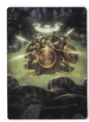 Anthem of Champions Art Card (/54) (Gold-Stamped Signature) #47 Art Series: Foun