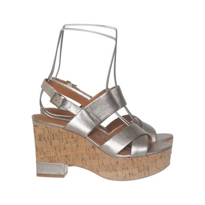 What For, Keilschuhe, Größe: 37, Silber, Damen, 10 #y6H