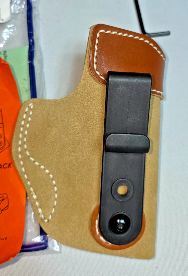 DESANTIS IWB 皮套 右握 软皮 棕褐色 106NAI4Z0 FN Ruger S&W Springfield — 第 3/3 张图片