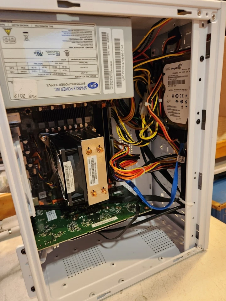 Intel X99 Mini Tower Desktop Xeon E5-1520v3 White Case New/Used - Image 4 of 4