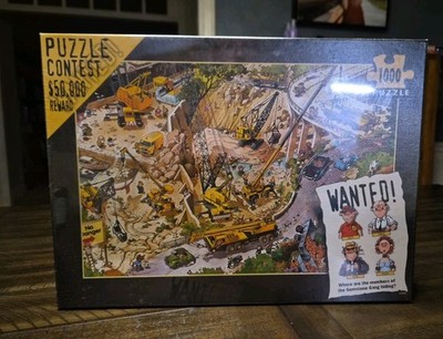 VTG 2003 Heye Puzzle Wanted! Puzzle Contest 1000pcs Gemstone Gang New Sealed NOS