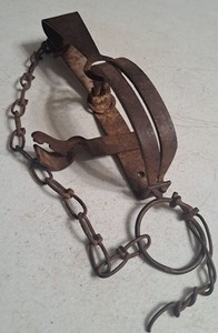 Vintage Spring Trap - Cabin Decor - Small Animal Antique 3" Trap  NO RESERVE