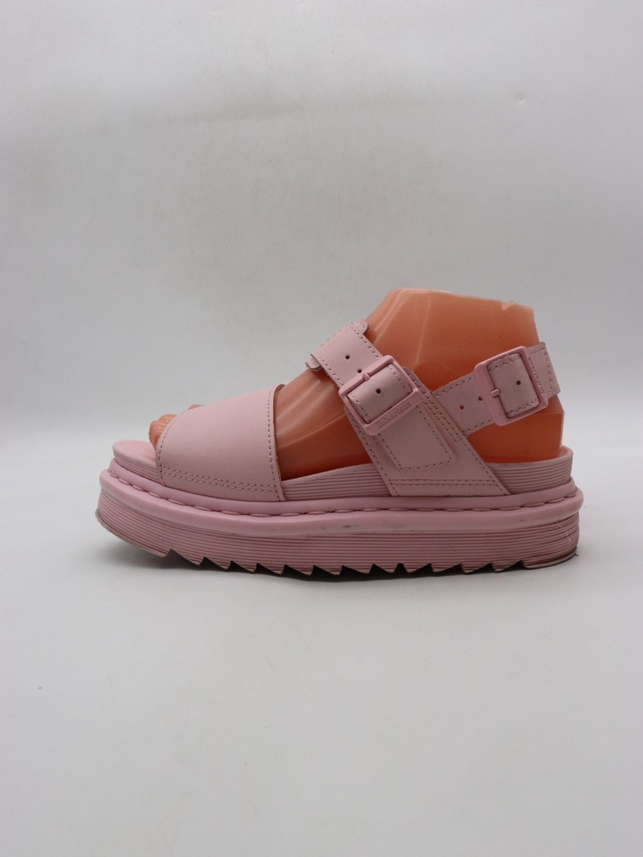 Doc Dr. Martens Voss Mono Sandals Women's 6 Pink Leather Platform Chunky Sandals View 4