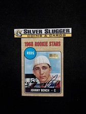 2001 Johnny Bench Team Topps Legends (1968) On Card Auto #247 Cincinnati Reds