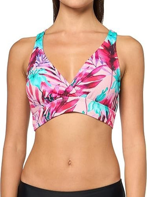Next by Athena Sport Bra Women's Standard Pink Sand Beach Sz 36D NWT