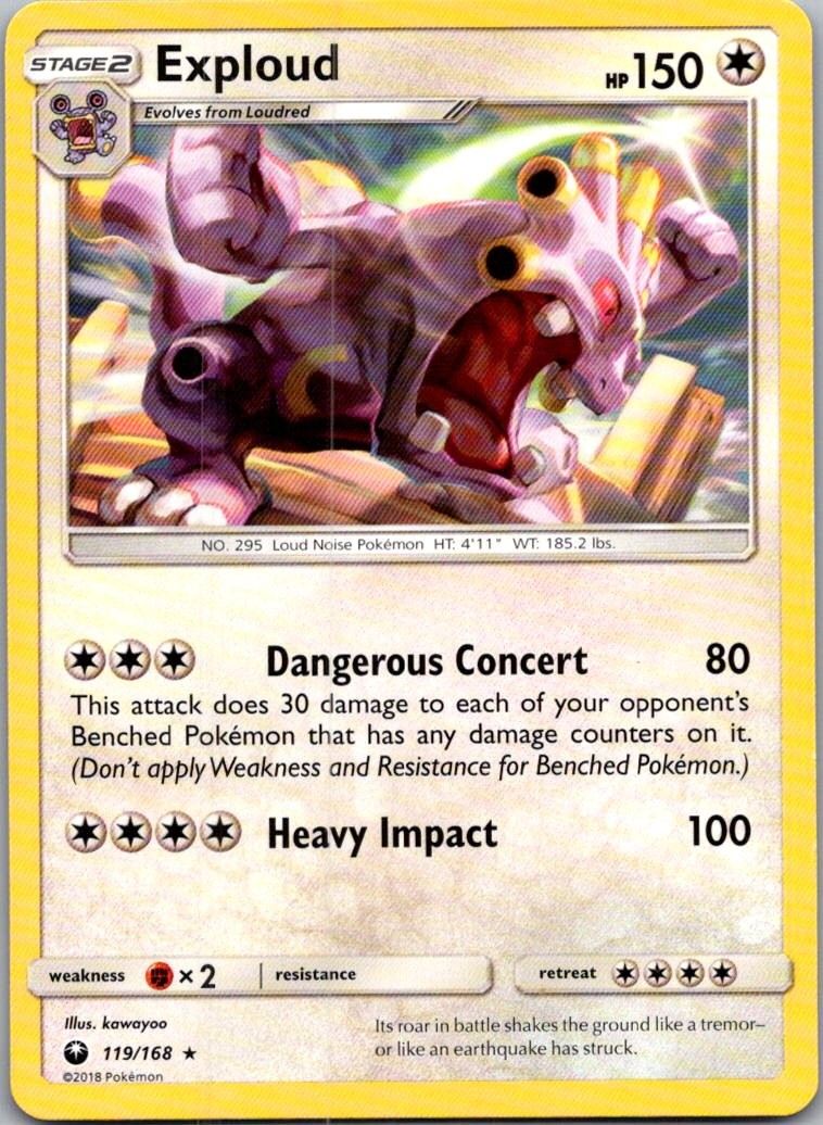 Exploud Rare SM - Celestial Storm 119/168 NM