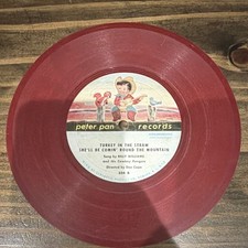 Peter Pan Records Cowboy Western Songs Red Vinyl Billy Williams Rangers