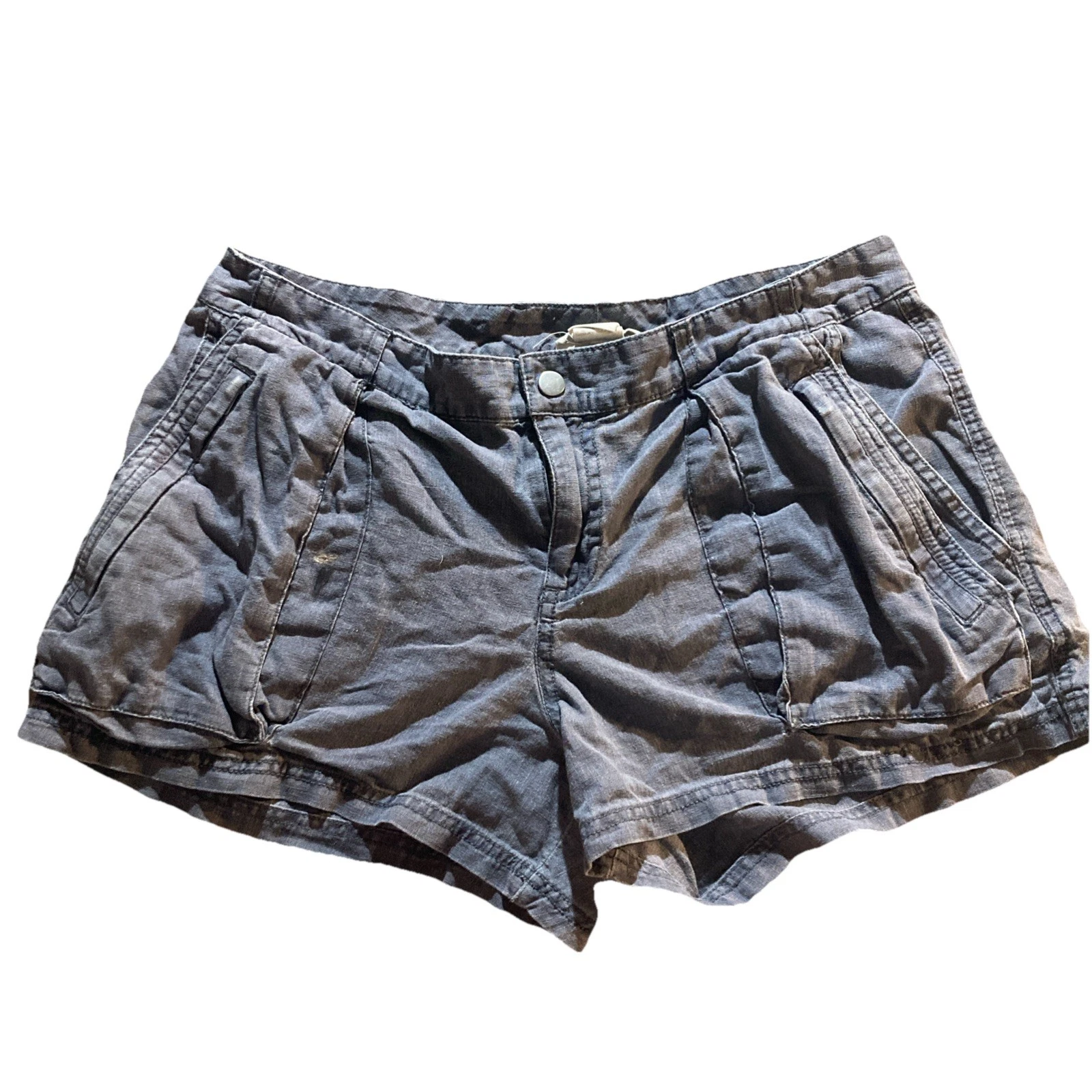 VTG Converse One Star Gray “washed” Shorts 8 Linen Blend Comfortable Push Button
Opens in a new wind