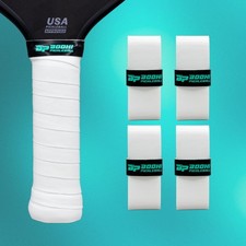 Bodhi Performance PROtack Premium Pickleball Overgrips White, 4-Pack 